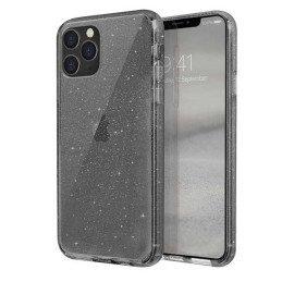 Etui brokatowe UNIQ LifePro Tinsel do iPhone 11 Pro, czarne