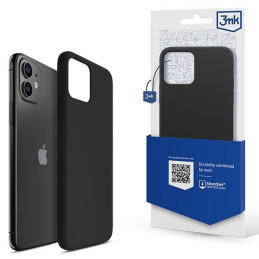 Etui 3MK Silicone Case do iPhone 11 / Xr, czarne