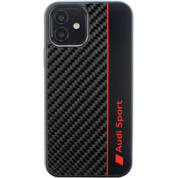 Etui Audi Carbon Fiber Stripe do iPhone 11 / Xr, czarne