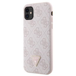 Etui Guess Crossbody 4G Metal Logo do iPhone 11 / Xr, różowy/pink