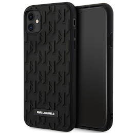 Etui Karl Lagerfeld 3D Monogram do iPhone 11 / Xr, czarne
