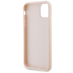 Etui Karl Lagerfeld Quilted K Pattern do iPhone 11 / Xr, różowy/pink