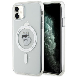 Etui Karl Lagerfeld IML Choupette MagSafe do iPhone 11 /Xr, przezroczysty/transparent