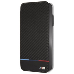 Etui BMW Carbon Tricolor do iPhone XS Max, czarne