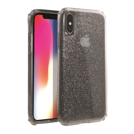 Etui UNIQ Clarion Tinsel do iPhone Xs Max, czarne