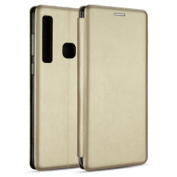 Etui Beline Book Magnetic do iPhone Xs złote
