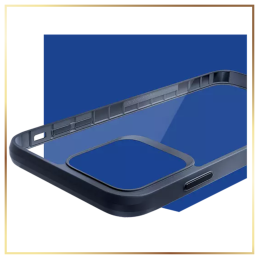 Etui 3MK SatinArmor+ Case do iPhone X/Xs, przezroczyste z czarną ramką