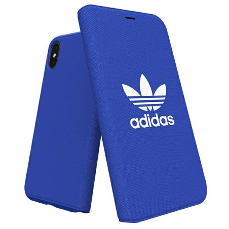 Etui Adidas do iPhone X/Xs, niebieskie