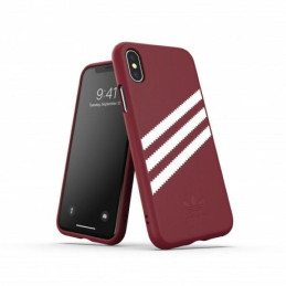 Etui Adidas do iPhone X/XS burgundowe