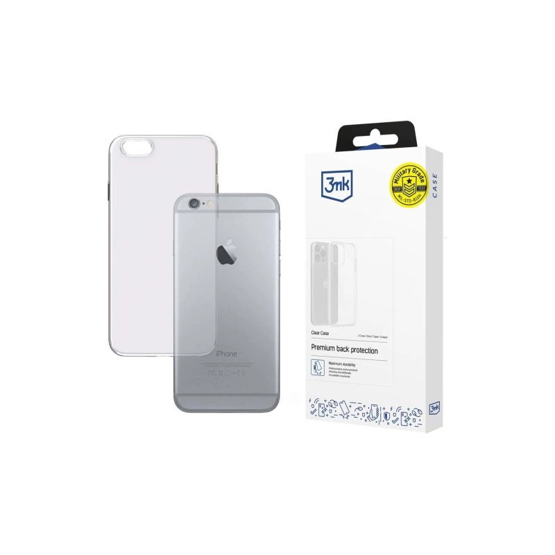 Etui 3MK Clear Case do iPhone 6/6s, przezroczyste