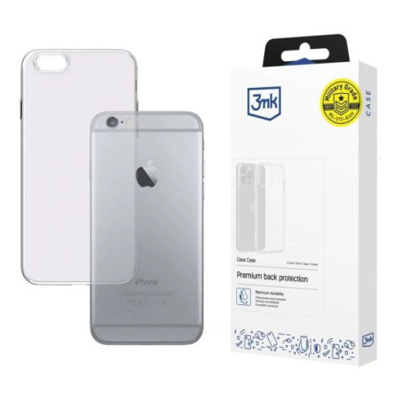 Etui 3MK Clear Case do iPhone 6/6s, przezroczyste