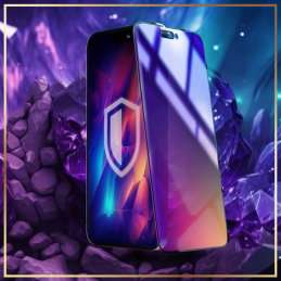 Prywatyzujące szkło hartowane 3MK Rainbow Privacy do Apple iPhone 16E