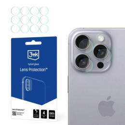 Szkło na obiektyw aparatu 3mk Lens Protection do iPhone 16 Pro Max, 4szt