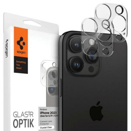 Szkło na aparat Spigen Glas.tR  do iPhone 16 Pro Max / 16 Pro / 15 Pro Max / 15 Pro / 14 Pro Max / 14 Pro, 2 sztuki