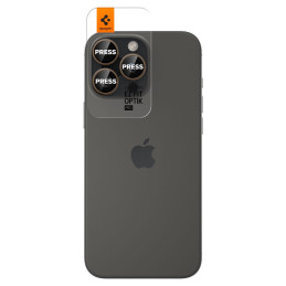 Szkło na aparat Spigen Glas.tR  do iPhone 16 Pro Max / 16 Pro / 15 Pro Max / 15 Pro / 14 Pro Max / 14 Pro, 2 sztuki