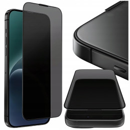Szkło hartowane Prywatyzujące UNIQ Optix Privacy do iPhone 16 Pro, z aplikatorem