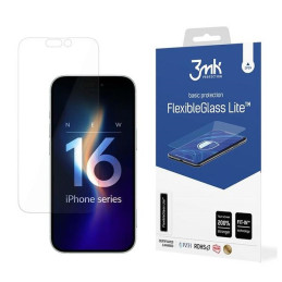 Szkło Hybrydowe Lite 3MK FlexibleGlass Lite do iPhone 16 Plus