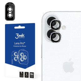 Ochrona na obiektyw aparatu 3MK Lens Protection Pro do iPhone 16/ 16 Plus, srebrna