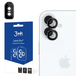 Ochrona na obiektyw aparatu 3MK Lens Protection Pro do iPhone 16/ 16 Plus, czarna