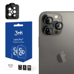 Ochrona na obiektyw aparatu 3MK Lens Protection Pro do iPhone 15 Pro Max, grafitowy/graphite