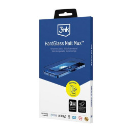 Matowe szkło hartowane 3MK HardGlass Matt Max do iPhone 15 Pro