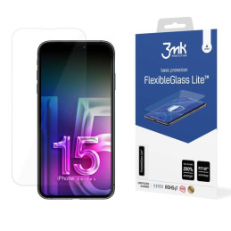 Szkło Hybrydowe Lite 3MK FlexibleGlass Lite do iPhone 15 Plus