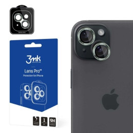Ochrona na obiektyw aparatu 3MK Lens Protection Pro do iPhone 15 Plus, zielony/alpine green