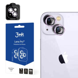 Ochrona na obiektyw aparatu 3MK Lens Protection Pro do iPhone 15 Plus, różowy/pink