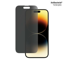 Szkło hartowane PanzerGlass Classic Fit Privacy do iPhone 14 Pro, przyciemniane