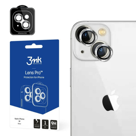 Ochrona na obiektyw aparatu 3MK Lens Protection Pro do iPhone 14 Plus, srebrny/silver