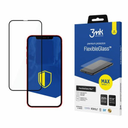 Szkło Hybrydowe 3MK FlexibleGlass Max do iPhone 13 Pro Max, czarna ramka