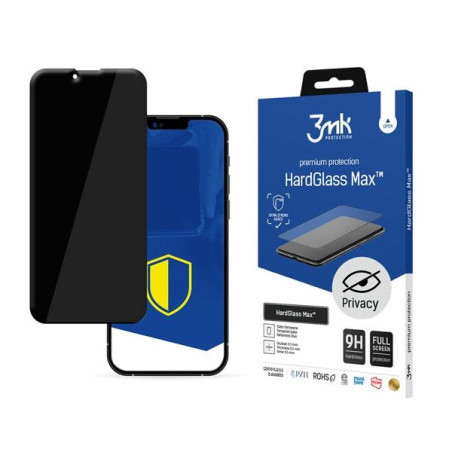 Szkło Hartowane 3MK HardGlass Max Privacy do iPhone 13 Pro Max, czarne