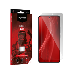 Szkło hybrydowe MS ImpactGLASS Edge 3D do iPhone 13/13 Pro, czarne Antyuderzeniowe