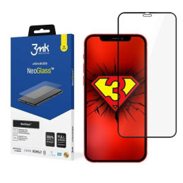 Szkło Hybrydowe 3MK NeoGlass do iPhone 12 Pro Max, czarne