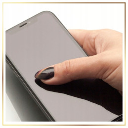 Szkło Hartowane 3MK HardGlass Max Privacy do iPhone 12/12 Pro, czarny/black