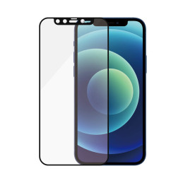 Szkło antybakteryjne do etui Panzerglass Case Friendly E2E do iPhone 12 /12 Pro, czarna ramka