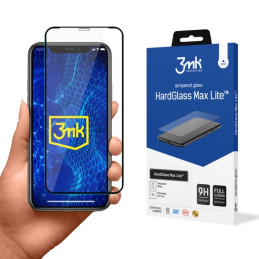 Szkło hartowane 3MK HardGlass Max Lite do iPhone 11 Pro, czarna ramka