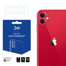 Szkło na obiektyw aparatu 3mk Lens Protection do iPhone 11, 4szt