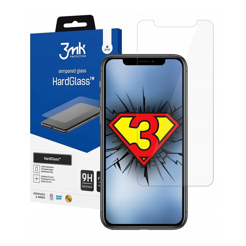 Szkło Hartowane 3MK HardGlass do iPhone Xr