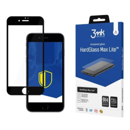 Szkło hartowane 3MK HardGlass Max Lite do iPhone 7 Plus/ 8 Plus, czarna ramka