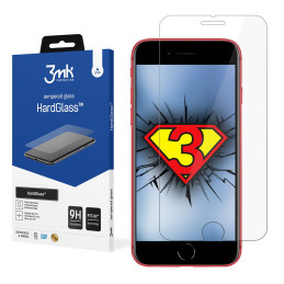 Szkło Hartowane 3MK HardGlass do iPhone SE 2020/ SE 2022
