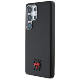 Etui DKNY Leather Heart of NY do Galaxy S25 Ultra, czarny