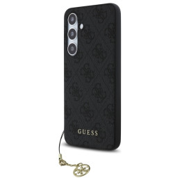 Etui Guess 4G Charms Collection do Galaxy S24 FE, szary/grey