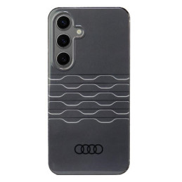 Etui Audi IML Geometric Pattern do Galaxy S24, czarne