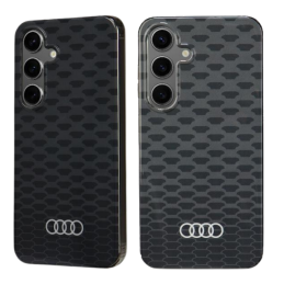 Etui Audi IML Stitching Pattern MagSafe do Galaxy S24, czarne