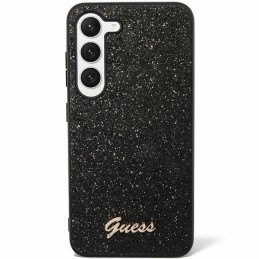 Etui Guess Glitter Script do Galaxy S24, czarne