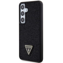 Etui Guess Rhinestone Triangle do Galaxy S24, czarne