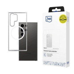 Etui 3MK MagCase do Galaxy S23 Ultra 5G, przezroczyste do Magsafe