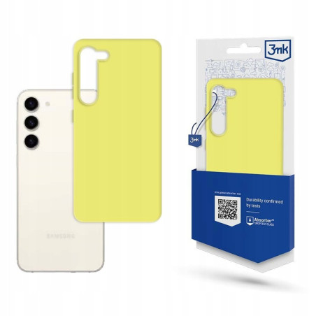 Etui 3MK Matt Case do Galaxy S23+,  limonkowy/lime