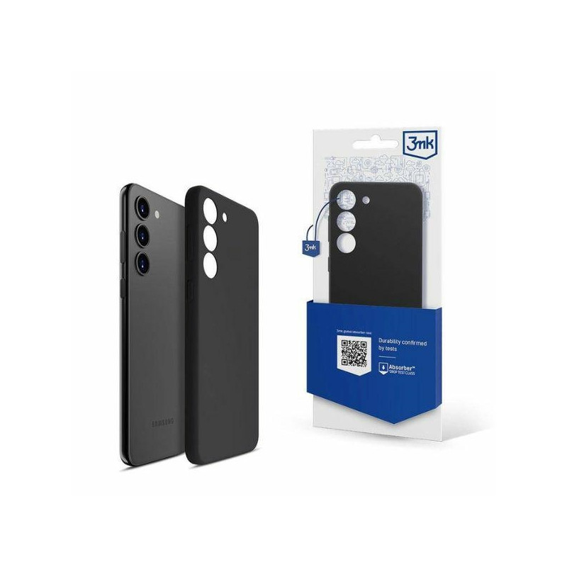 Etui 3MK Silicone Case do Galaxy S23+, czarne
